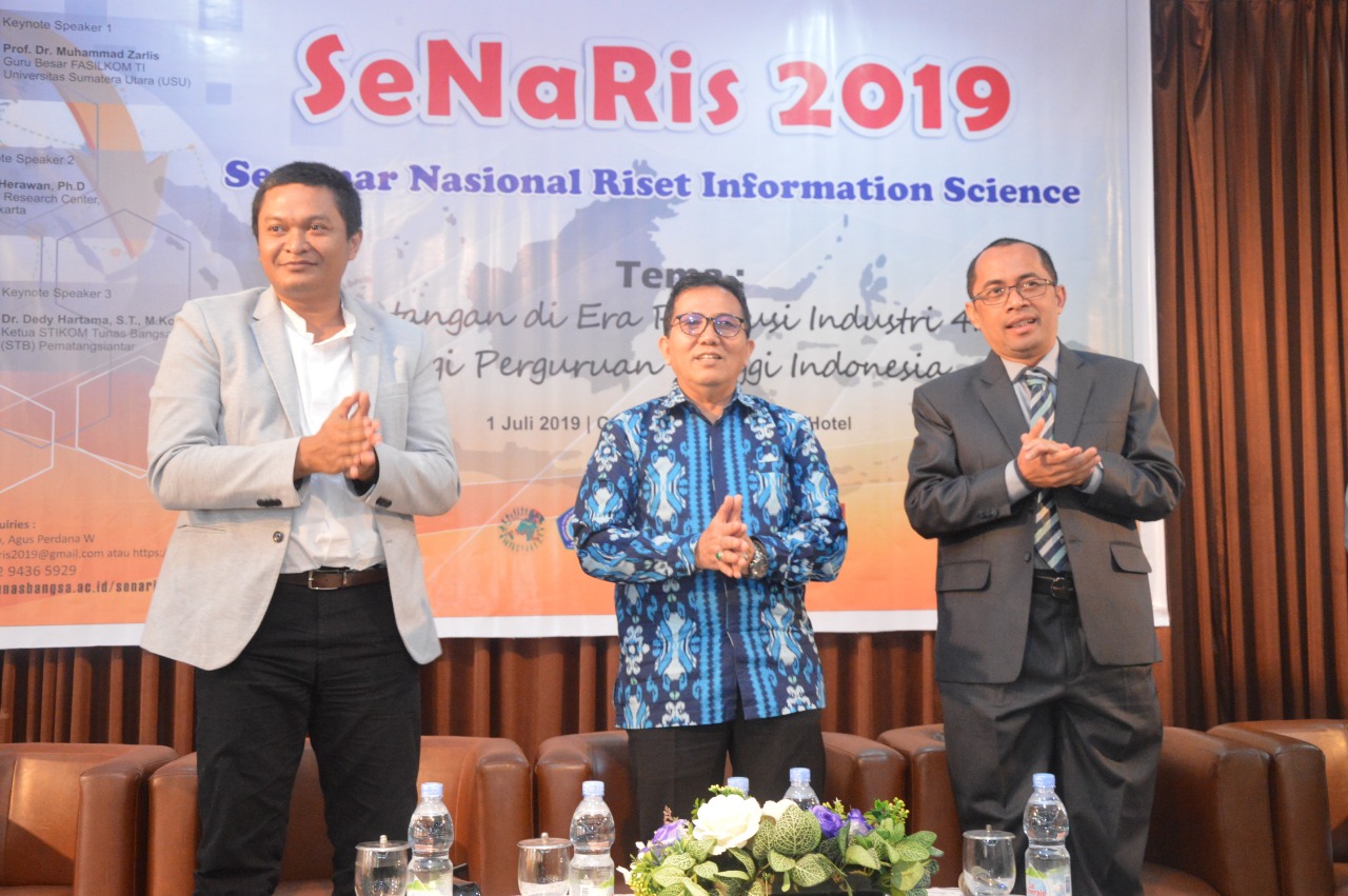 STIKOM Tunas Bangsa dan STMIK Budi Darma Medan Tuan Rumah Seminar Nasional “SENARIS 2019”