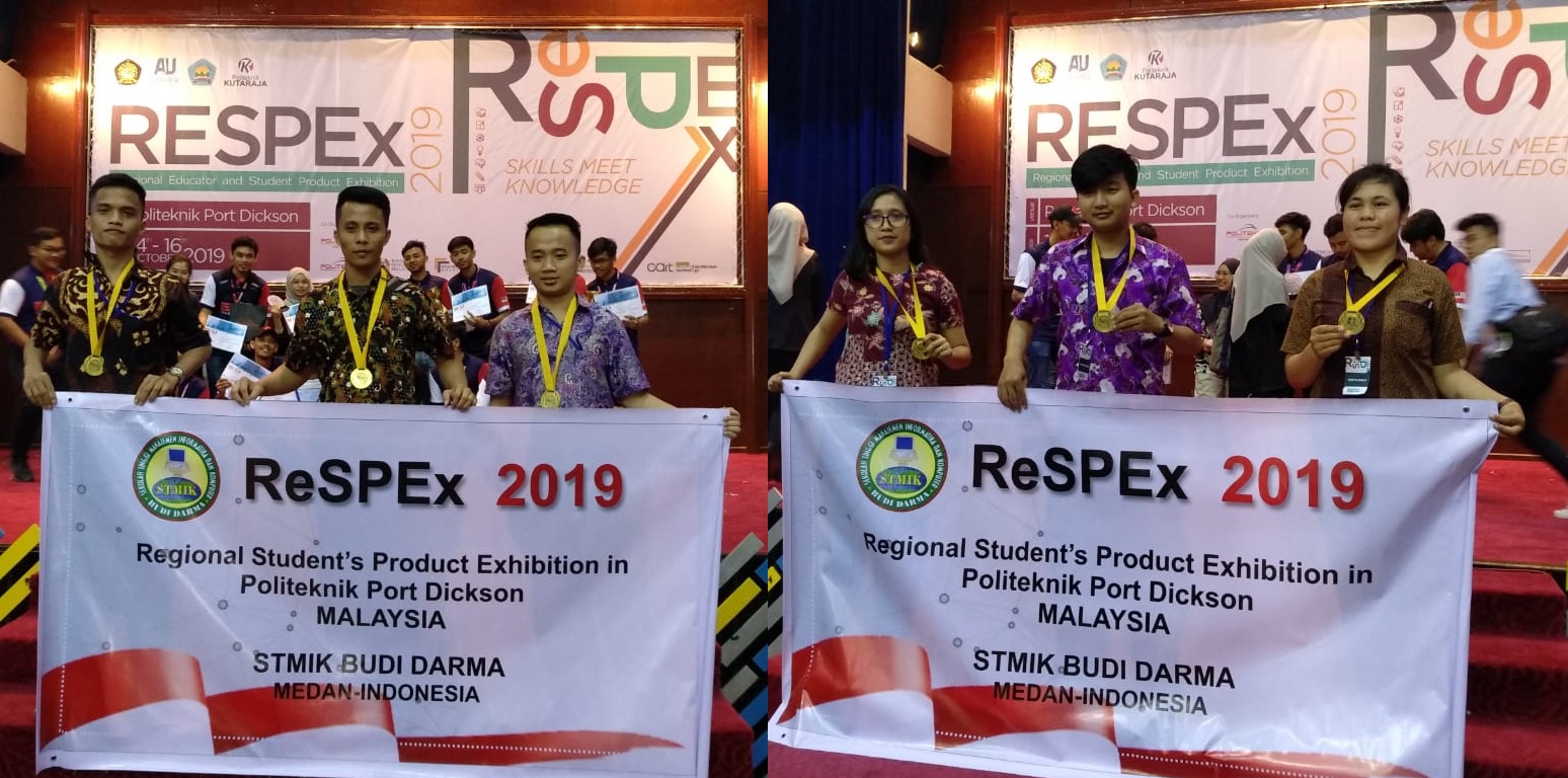 STMIK Budi Darma Raih 3 Perunggu Pada ResPex 2019 di Politeknik Port Dickson Malaysia